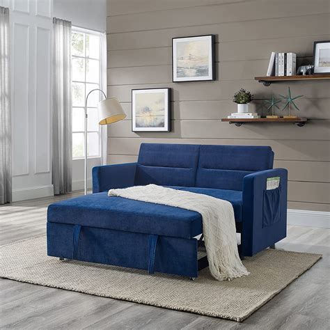 Buy Online Blue Pull Out Couch